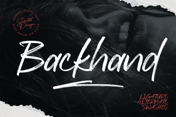 Backhand: A Brushed Handwritten Font for Elegant Design