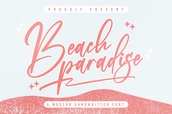 Beach Paradise: The Ultimate Handwritten Font for Authentic Design