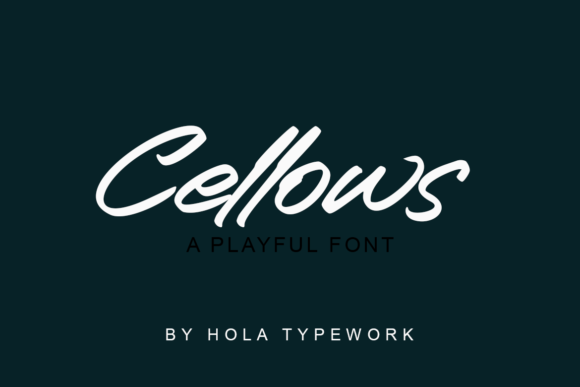 Cellows: Bringing the Organic Charm of Handwritten Nature to Your Designs