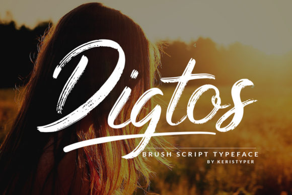 Digtos: Elevating Design with a Brushed Script That Dances