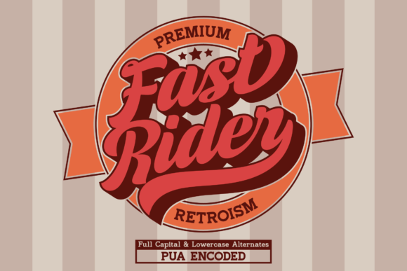 Fast Rider: Bringing Retro Handwritten Flair to Modern Design Projects