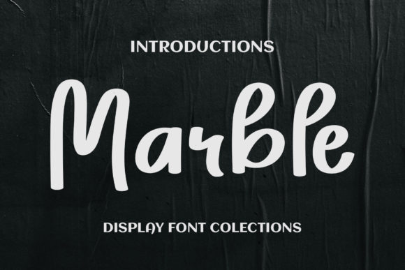 Marble: The Paint-Brushed Display Font That Elevates Your Visual Identity