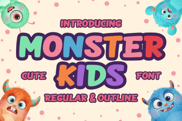 Monster Kids: The Playful Power of Paint-Brushed Typography in Modern Design