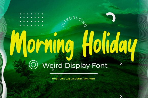 Morning Holiday: The Brushed Handwritten Font That Brings Warmth to Your Designs