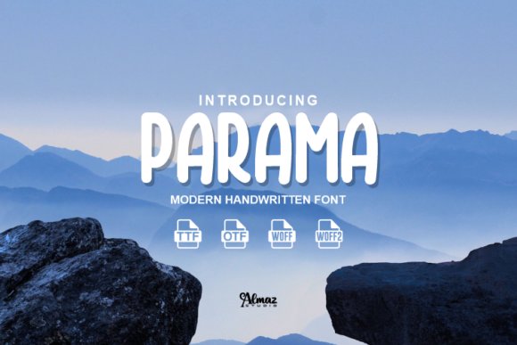 Parama: A Paint-Brushed Sans Serif for Bold Designs