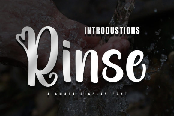 Rinse: A Practical Guide to Using This Delicate Handwritten Font