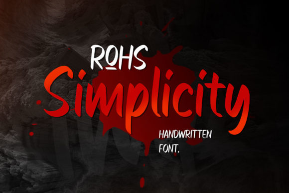 Rohs Simplicity: Elevating Design with a Neat, Relaxed Handwritten Aesthetic