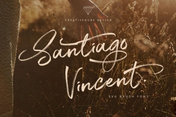 Santiago Vincent: A Brushed Script for Elegant Design