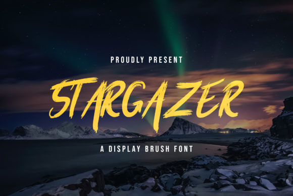 Stargazer: A Brushed Display Font for Urban and Street Art Workflows