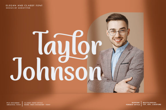 Taylor Johnson: A Distinctive Handwritten Typeface for Modern Design